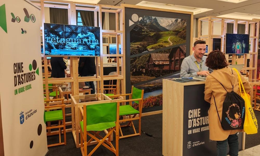 Aller à Image El Principado promociona el cine asturiano con un estand propio en el Festival de Málaga