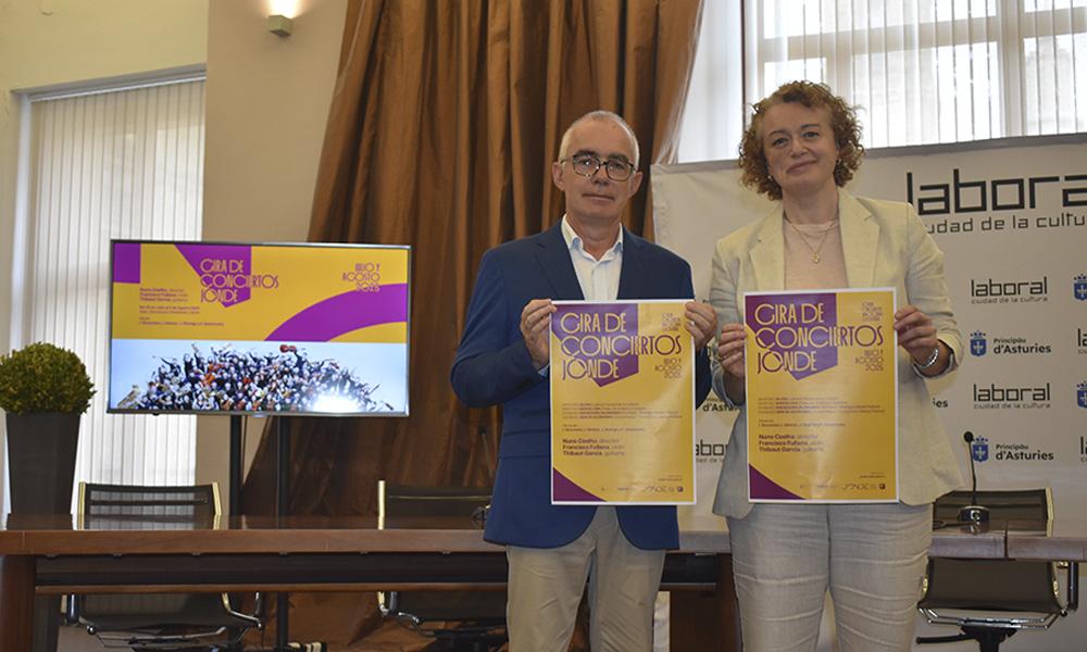 Ir para Imagem La Joven Orquesta Nacional de España (JONDE) inicia junto al director Nuno Coelho su gira europea con un concierto en Gijón/Xixón