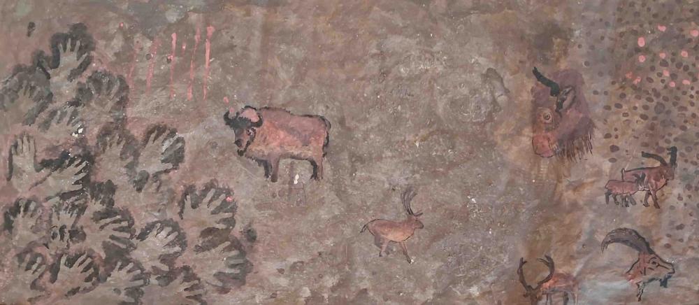 Ir a Imagen Ganadores del VII Concurso Escolar ´Conviértete en artista paleolítico... y crea tu propio panel rupestre´