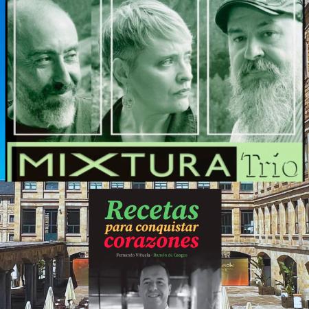 Presentación de libro y sesión vermú con Mixtura Trío en el Patioh!