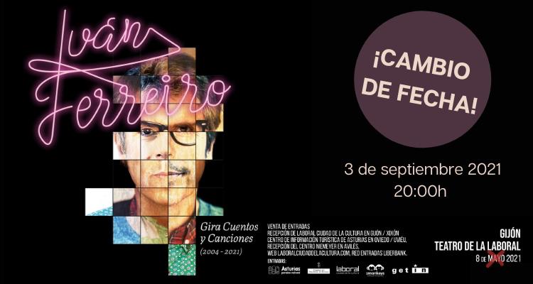 Gehe zu Bild Iván Ferreiro aplaza al 3 de septiembre su concierto en la Laboral