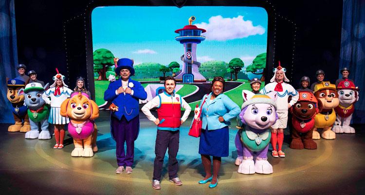 Ir para Imagem El Teatro de la Laboral acoge tres funciones de Carrera al rescate, el espectáculo de La Patrulla Canina
